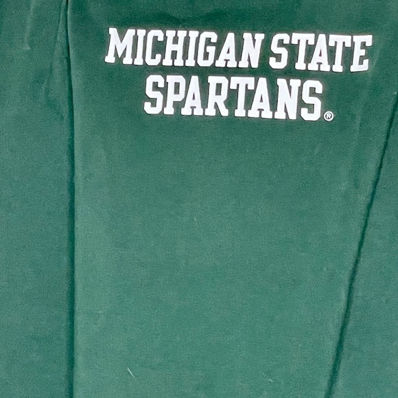 Nike dri fit 3/4 zip long sleeve Michigan State Spartan green - Picture 4 of 4
